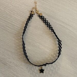 Black Star Choker Necklace